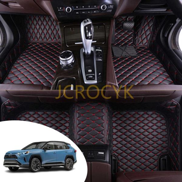 トヨタ RAV4 XA50型 2019.4-現行 フロアマット 品質保証 PUレザーフロアマット 車...