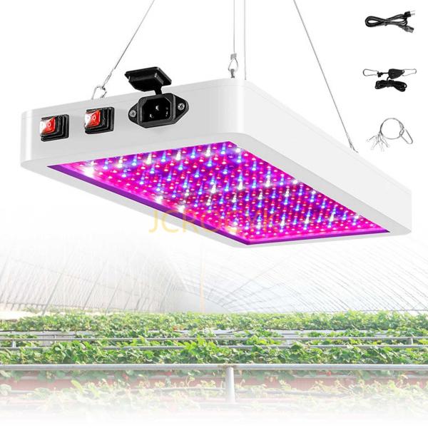 植物育成ライト LED フルスペクトル 1000Wledライト 312LEDランプ 3種類照明モード...