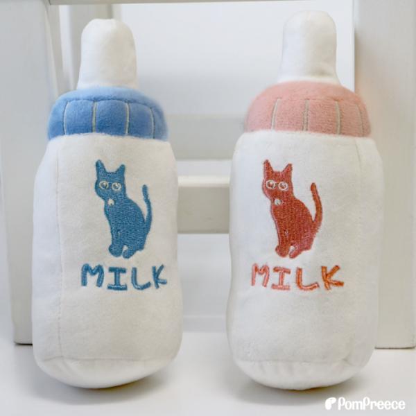 猫用 キックTOY もっちり ふわふわハッピーミルク（4955） 可愛い哺乳瓶 TOY Baby 猫...