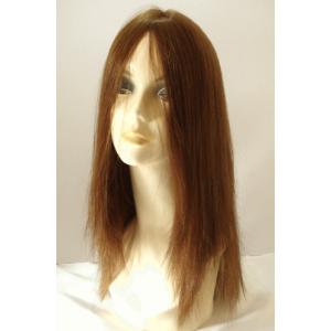 人毛フルウィッグロング 医療用ウィッグ かつら 人毛100％/人毛/ロング