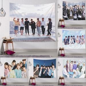 BT21 ブランケット 布 掛け布 大きさ 壁掛け 布ポスター グッズ インテリア BT21 グッズ 萌えグッズ 背景布 キャラクター プレゼント