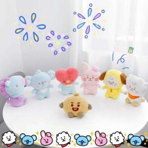 7点セット BTS bts グッズ bt21 ぬいぐるみ もこもこ 抱き枕 かわいい TATA/MANG/SHOOKY/CHIMMY/COOKY/KOYA/RJ 誕生日 子供 誕生日 開学 卒業 ギフト