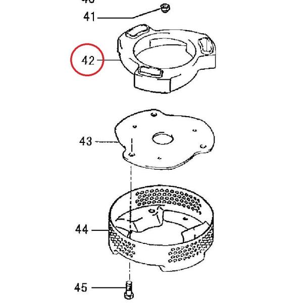 鶴見製作所 工事用排水ポンプ LB-250/480/480A用部品 ポンプケーシング（42）【801...