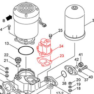 川本ポンプ カワエースジェット JF250S用 ファインセンサー(33) PST2-4