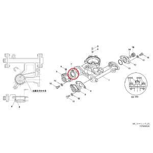 川本ポンプ カワエース NF2-250S,NF2-250SK用 弁体付パッキン25