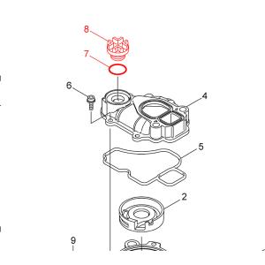 カワエースNF3-250S用　プラグ1/2　（ＯリングP20セット）（c7-c8）【30401724-28703410】｜pompu