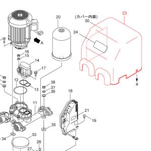 川本ポンプ カワエースジェット JF400S用 ファインセンサー(33) PST3-4