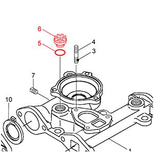 川本ポンプ カワエースジェット JF400S用 ファインセンサー(33) PST3-4