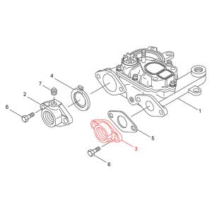 川本ポンプ カワエースNR205S・NR206S メカニカルシール(5) 13HKU90
