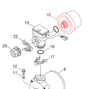 川本ポンプ ベビースイート SFRHW150S用 ファインセンサー(15)パッキン