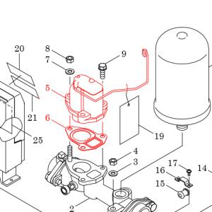 カワエースジェット　JF400S用　ファインセンサー　PST3-4-23M 川本ポンプ カワエースジェット JF400S用 ファインセンサー(33) PST3-4