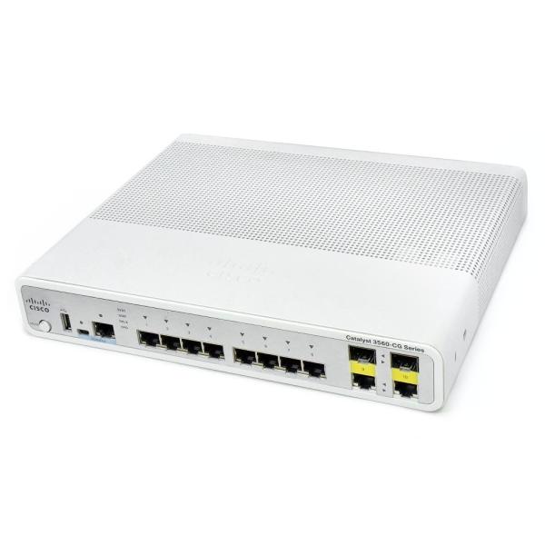 Cisco WS-C3560CG-8TC-S V02 10ポート1000BASE-T(うち2ポートS...