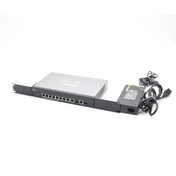 CISCO SG300-10MPP V03 10ポート1000BASE-T搭載 L3スイッチ F/W...