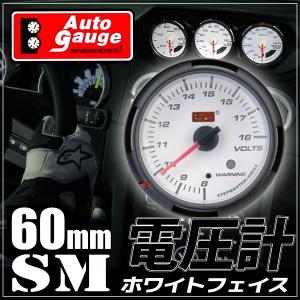 オートゲージ 電圧計 60Φ SM スイス製モーター クリアレンズ