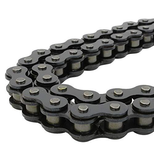 バイク チェーン 520-120L ブラック 黒 ノンシール ドライブチェーン クリップ 交換用 A...