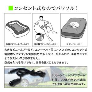 電動ポンプ 空気 プール 家庭用 エアーベッ ...の詳細画像2