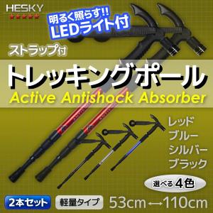 2本セット トレッキングポール ステッキ ストック T型 超...