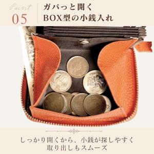 左利き 財布 レディース 本革 ミニ財布 じゃ...の詳細画像5