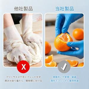 即納 ニトリル手袋 使い捨て手袋 ゴム手袋 1...の詳細画像3