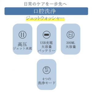 口腔洗浄器 ジェットウォッシャー 口腔洗浄機 ...の詳細画像2