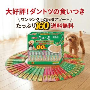 ちゅーる 犬 160本 いなば 5種 チャオ チ...の商品画像
