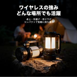 ランタン led ソーラー 充電式 充電式 扇...の詳細画像3