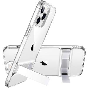 ESR iphone 12 promax ケース メタルキックスタンド 透明 tpu