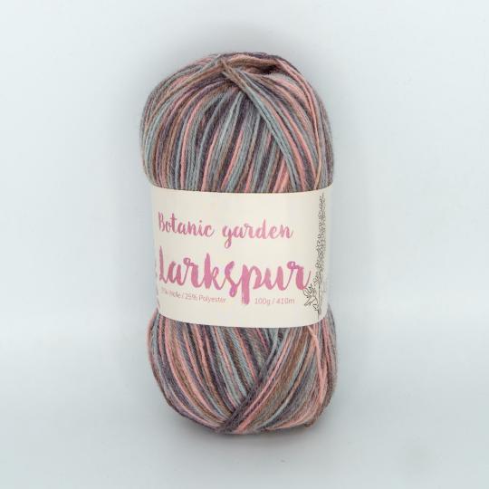 plus wool ボタニックガーデン31　100g　 Larkspur（飛燕草）　ソックヤーン　毛...