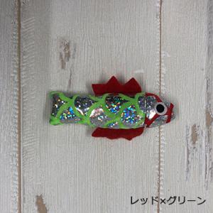 zanies ねこのおもちゃ シルバーフィッシュ キャットニップ付 レッド×グリーン  海外輸入おもちゃ