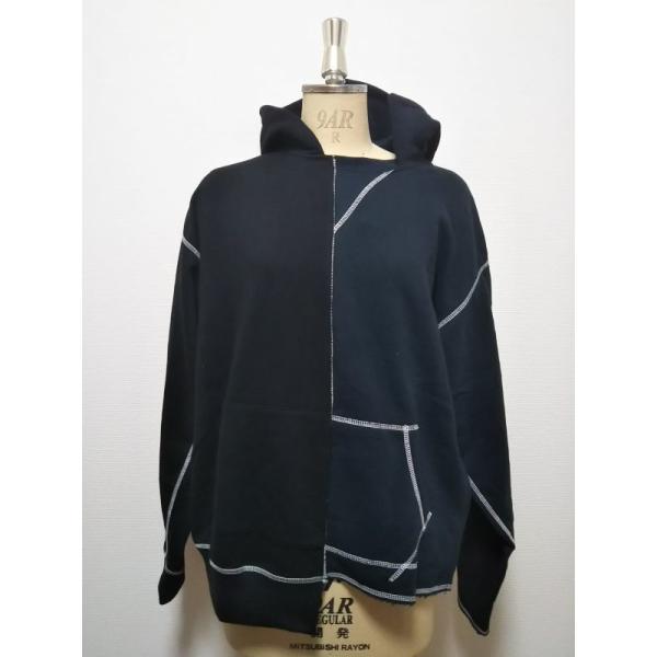 <SALE> 70%OFF  定価￥27,500 JieDa　ASYMMETRY HOODIE （B...
