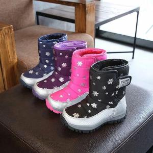 スノーブーツ キッズ 女の子 冬 雪遊び 冬靴 キッズ ボア ジュニア ショート キッズ スノーブーツ 男の子 防水 防寒 ブーツ 子供靴｜poopishop