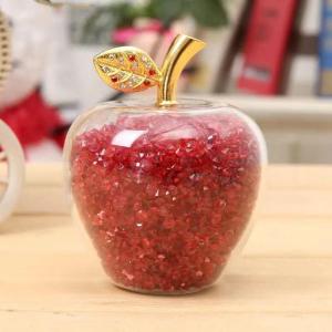 幸運のリンゴ 置き物 縁起物 林檎 アップル 箱付き 風水 幸福 幸運｜poopishop