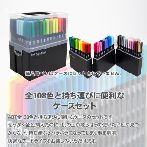 水性マーカー 筆ペン デュアルブラッシュペンA...の詳細画像1