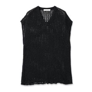 JieDa(ジエダ) /KNIT VEST (BLACK)｜pop5151