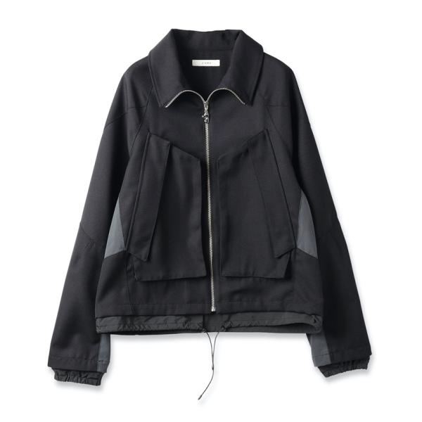 JieDa(ジエダ) / DRAPING JACKET (BLACK)