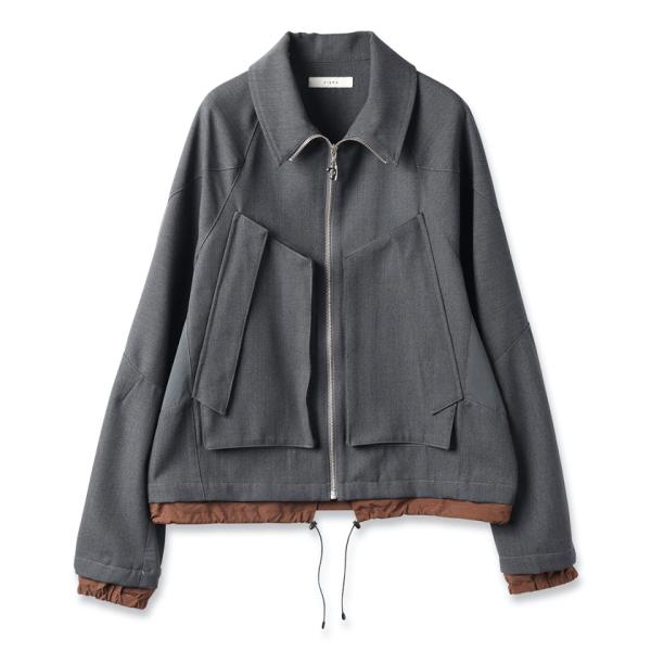 JieDa(ジエダ) / DRAPING JACKET (GRAY)