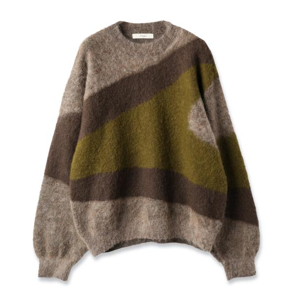 JieDa(ジエダ) / MULTI COLOR KNIT(BEIGE)