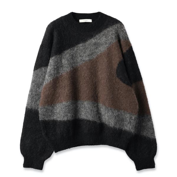JieDa(ジエダ) / MULTI COLOR KNIT(BLACK)