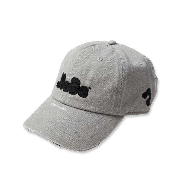 JieDa(ジエダ) / JieDa LOGO DAMAGE CAP (GRAY)