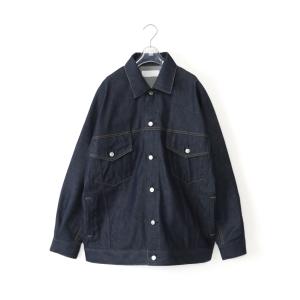 NEON SIGN(ネオンサイン) / Drop sleeve denim jacket "Rigid" (INDIGO RIGID)｜pop5151