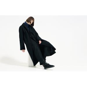 neverlamp(ネバーランプ) / doublecolor coat(BLACK)｜pop5151