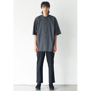 neverlamp(ネバーランプ) / standcolor shirt (GRAY)｜pop5151