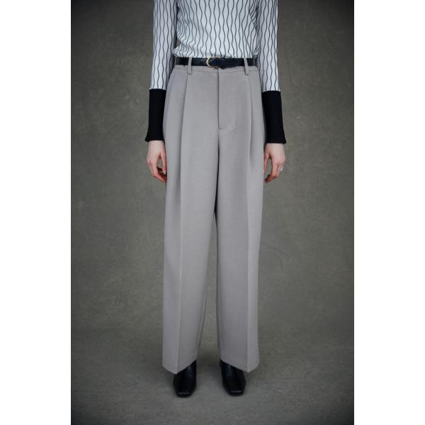 TAUPE(トープ) / REFLEX WIDE TUCK TROUSERS (BEIGE)