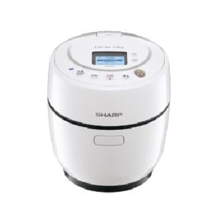 【送料別】SHARP（シャープ）:KN-HW10G-W 水なし自動調理鍋 調理容量1.0L 4974...