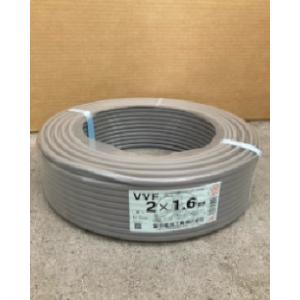 [１巻売り] 富士電線工業　VVF3×1.6 Fケーブル 富士電線工業 電線 VVーFー1.6MMX3CーRED 1巻(100M)（直送品