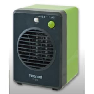 【送料別】TEKNOS(テクノス）:TS-311 [グリーン] ミニセラミックファンヒーター 300...