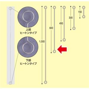 ヒートンロット棒(600mm)の商品画像