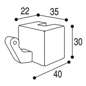 マグネットフック(小) H30×W35×D40...の詳細画像1