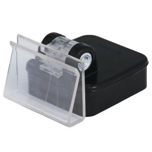 マグネットフック ベースタイプ 黒　H34×W45×D60mm　PC・ABS/ブラック【1個入】