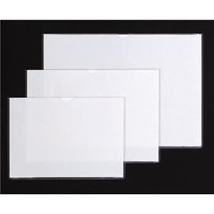 ソフトカードケース（B8）　101×70mm(内寸：95×67mm)　軟質PVC 0．35mm（t）【10枚入】